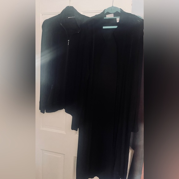 Chico's Jackets & Blazers - 2 Chico's Traveler’s Elegant Black Jackets - Short and Long